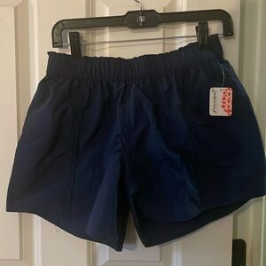 Free People Movement Navy Shorts